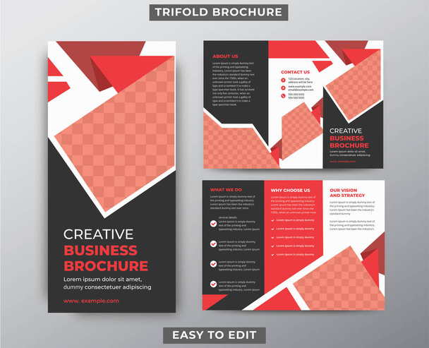 Шаблон брошури Trifold для маркетингу корпоративного бізнесу, вектор
 - Вектор, зображення