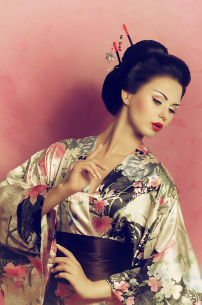 japanische Geisha-Frau - Foto, Bild