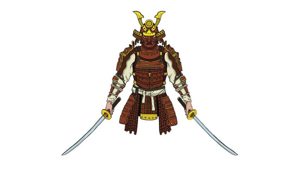 Bushido Samurai guerrero de Japón - Foto, Imagen