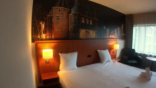 Europa Hotel habitación interior, viajes de vacaciones - Imágenes, Vídeo