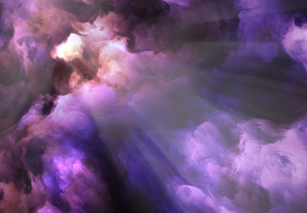Maalstroom storm schilderij - Foto, afbeelding