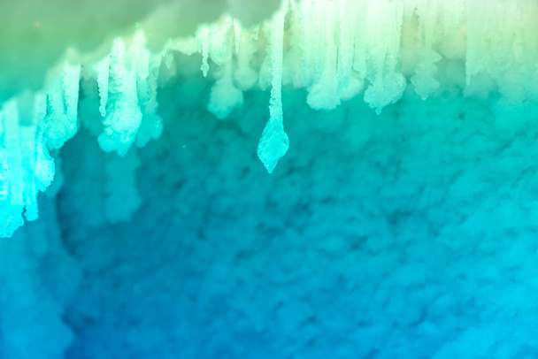 Wannian ice cave, επαρχία Shanxi, Κίνα  - Φωτογραφία, εικόνα