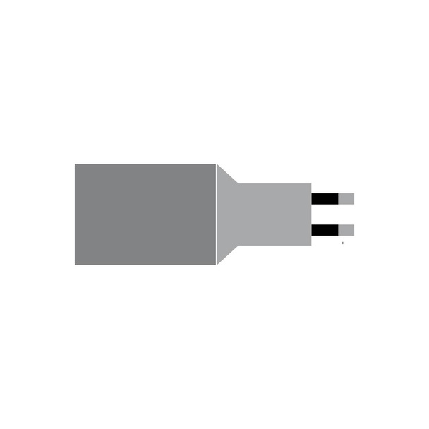 telefon nabíječka vektor design ilustrace ikona logo templa - Vektor, obrázek