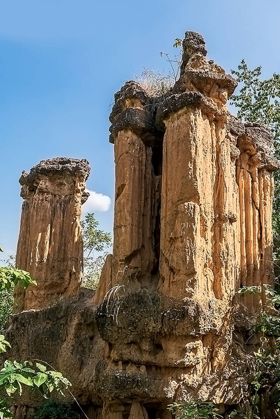The magic and beauty of the stone pillars that occur naturally. - Photo, image