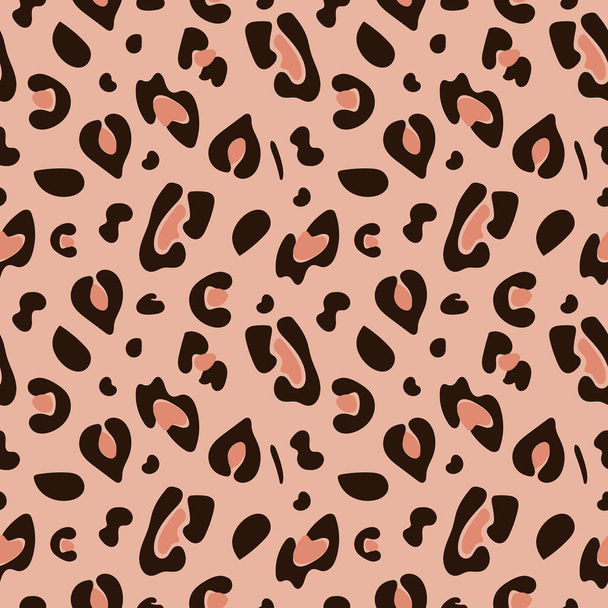 Luipaard dierenprint naadloos patroon voor textiel, stof, inpakpapier, behang, kleding - Foto, afbeelding