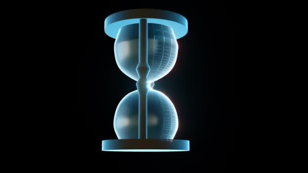 Hora Representação de vidro de tempo 4k - Filmagem, Vídeo