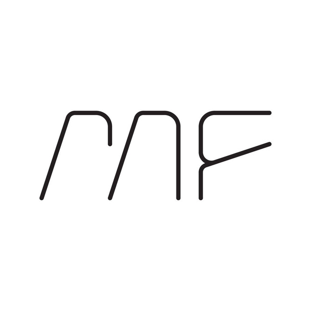 mf počáteční symbol vektorového loga - Vektor, obrázek
