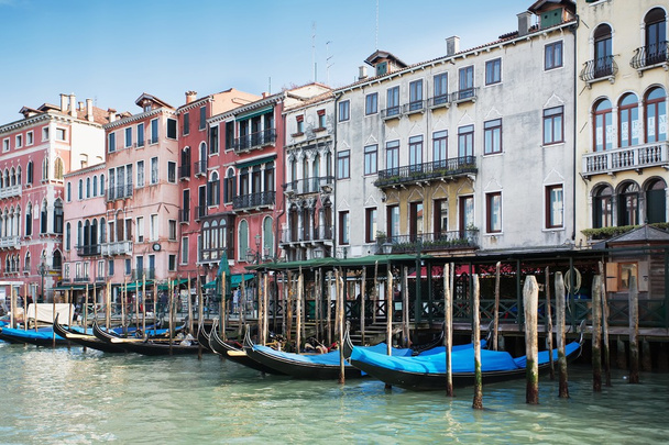 Typical view of the Canal Grande Canale in Venice, Italy - Photo, Image