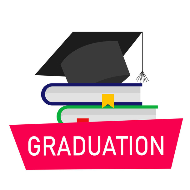 Éléments de conception du modèle de logo de graduation - Photo, image