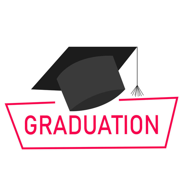 Éléments de conception du modèle de logo de graduation - Photo, image