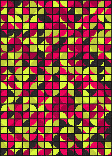 Résumé Schéma géométrique Illustration de l'art numérique génératif - Vecteur, image