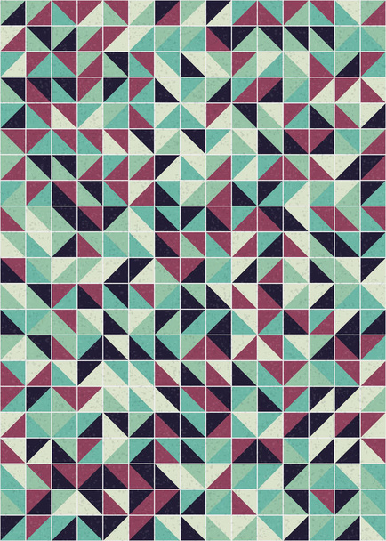 Abstract Geometric Pattern generative computational art illustration - Wektor, obraz