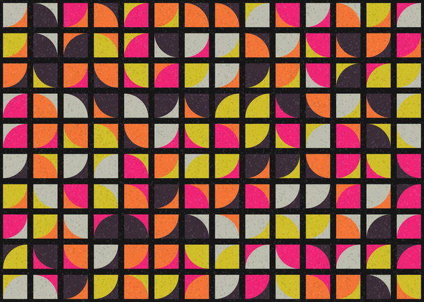 Abstrakti geometrinen kuvio generatiivinen laskennallisen taiteen kuva - Vektori, kuva