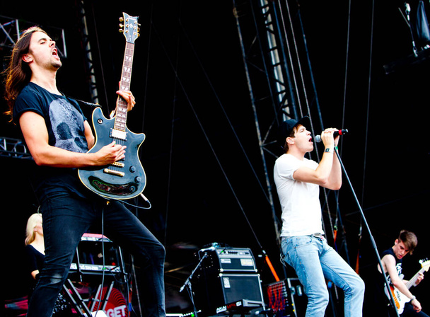 Hadouken performing at Sziget music festival, Budapest - Photo, Image