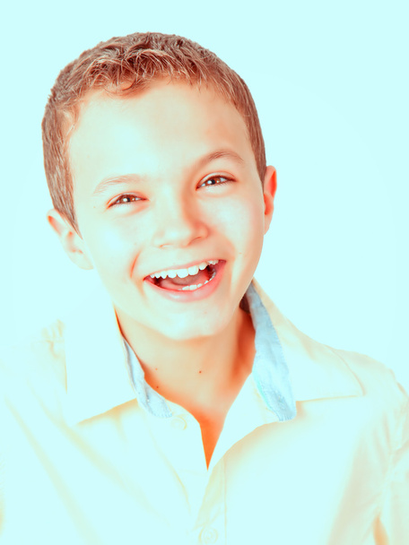 Portrait of a teenage boy in retro style - Foto, Bild