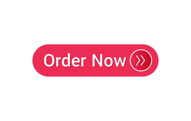 Tlačítko Order Now, ikona Order Now - Vektor, obrázek