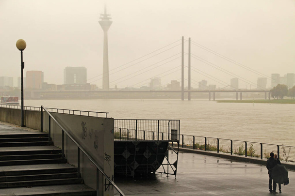 Architectuur in het centrum van Düsseldorf - Foto, afbeelding