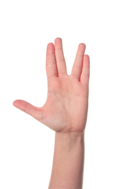 Hand gesture - Φωτογραφία, εικόνα