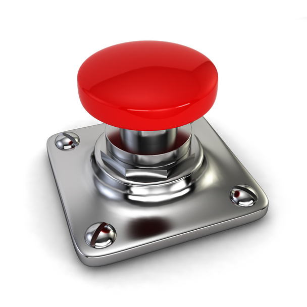 Red button - Φωτογραφία, εικόνα