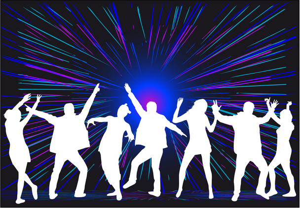 Party People Dancing  - Vector, Image