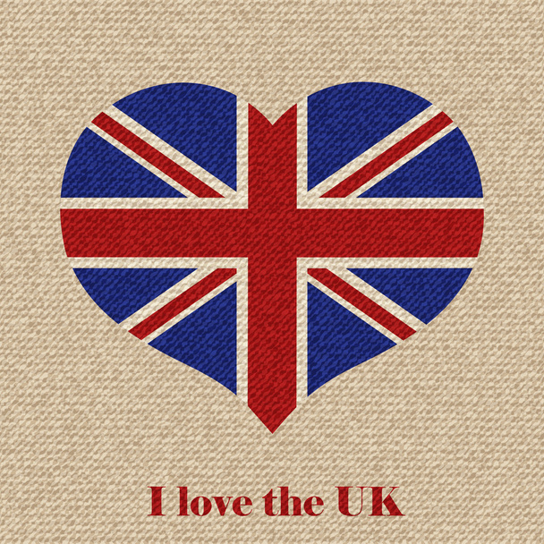 Britse vlag - Vector, afbeelding