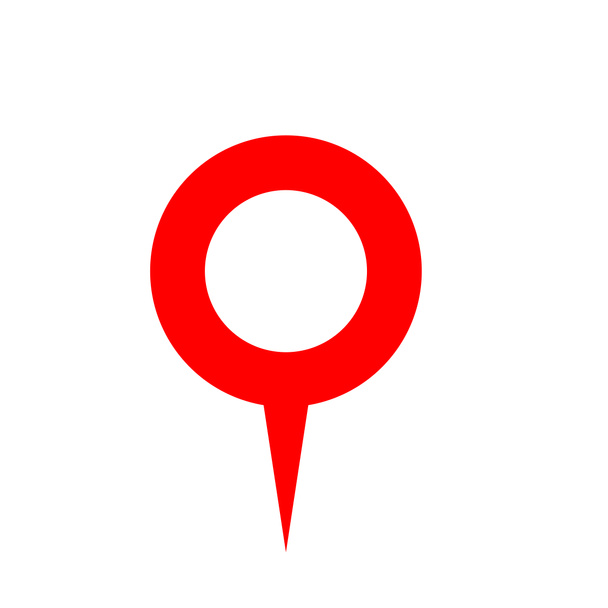 Locatiekaart pictogram, gps pointer mark - Foto, afbeelding