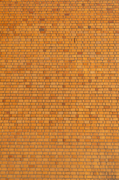 high wall of large brick. the concept of the construction - Foto, Imagem