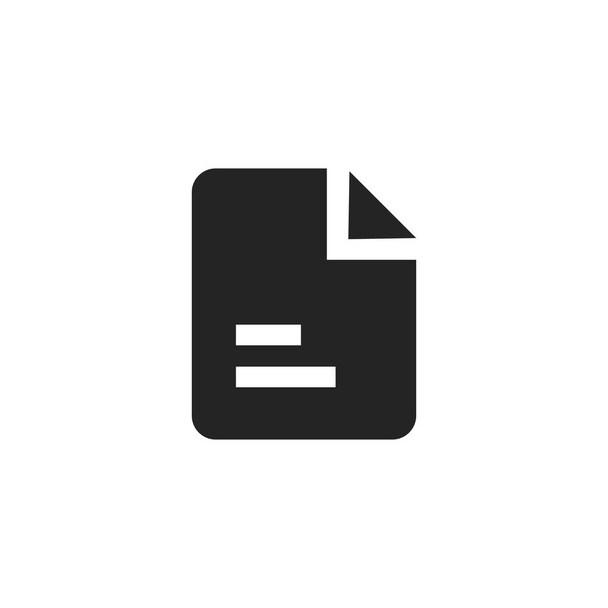 Ikona souboru. Symbol dokumentu moderní, jednoduchý, vektor, ikona pro design webových stránek, mobilní aplikace, ui. Vektorová ilustrace - Vektor, obrázek