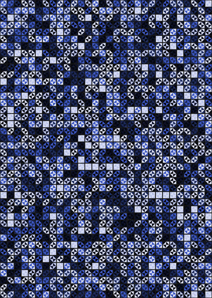 Abstract Geometric Pattern generative computational art illustration - Vettoriali, immagini