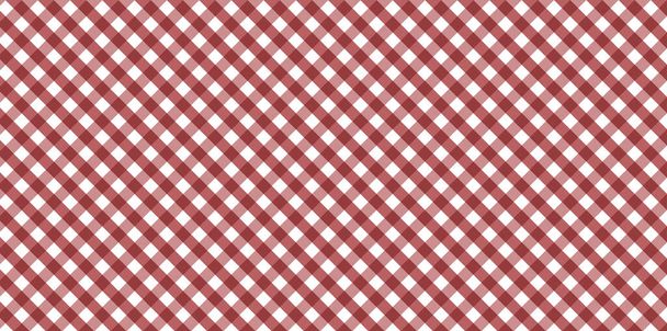 Діагональний червоно-білий візерунок Гінгема Текстура з ромба/квадрата для плетених, одягу, сорочок, суконь, паперу, постільної білизни, ковдр та інших текстильних виробів. Векторні ілюстрації
 - Фото, зображення