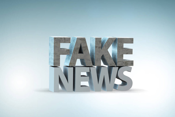 Fake news concept in informatie manipulatie concept - Foto, afbeelding