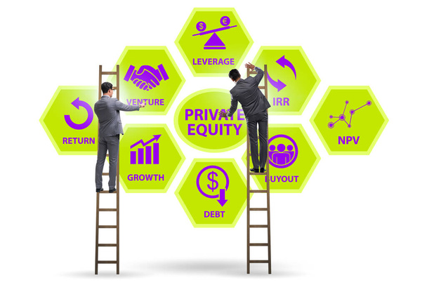 Businessman in private equity concept - Photo, Image