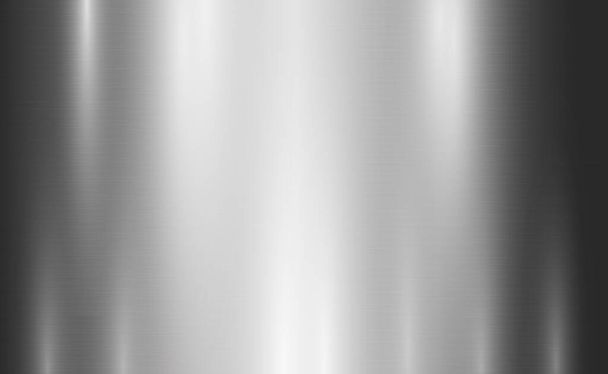 Панорама текстури срібного металу з відображенням фону
 - Вектор, зображення