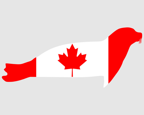 καναδική σφραγίδα - Διάνυσμα, εικόνα