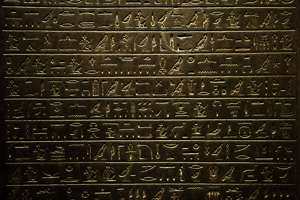 Hieroglífico egípcio
 - Foto, Imagem