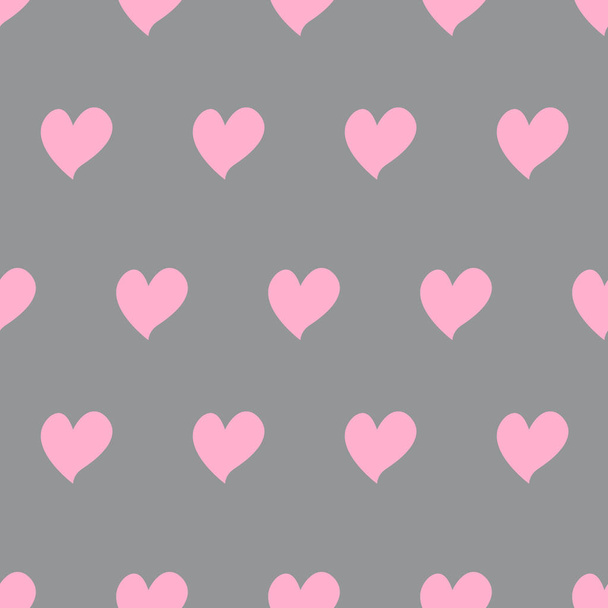 Seamless pattern with hearts . Vector illustration. Valentine's Day. - ベクター画像