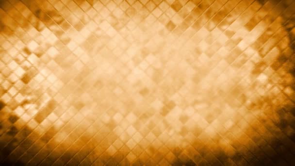 Seamless Loop Animation Of Golden Tiled Background. - graphic - Footage, Video