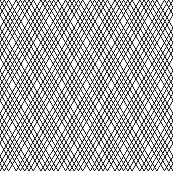 Seamless geometric diamonds grid lattice pattern. Vector art. - Vector, Image