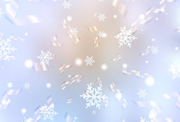 カーニバル風のライトパープルベクトルテンプレート。クリスマスのシンプルでカラフルなイラストや看板。大学のポスター、バナーのための最高のデザイン. - ベクター画像