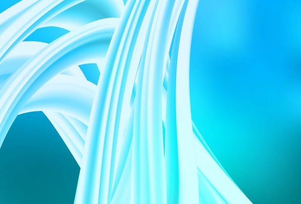 Hellblauer Vektor glänzend abstrakt Hintergrund. Leuchtend bunte Illustration in smartem Stil. Verschwommenes Design für Ihre Website. - Vektor, Bild