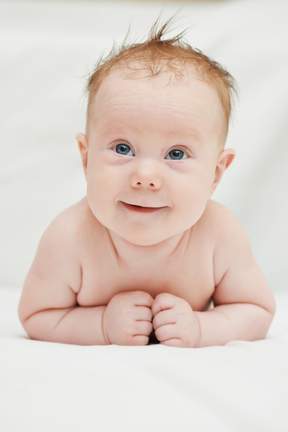 Smiling newborn baby - Foto, Imagem