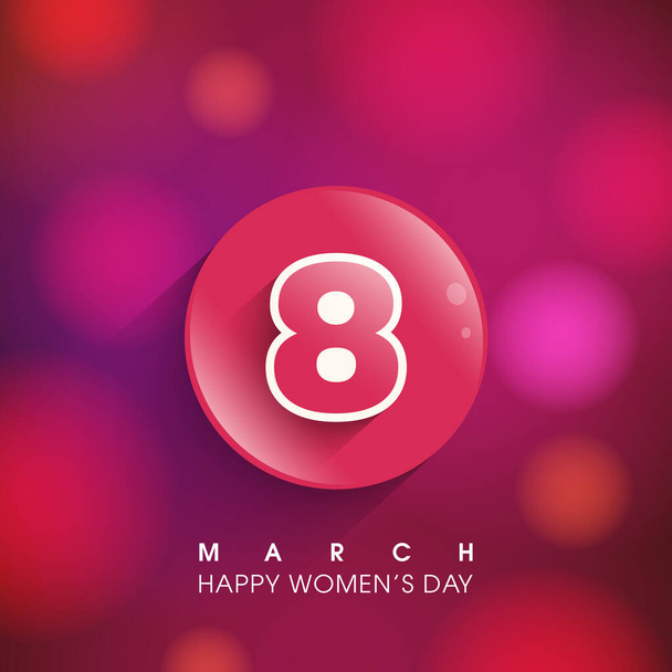 Illustration de la Journée internationale de la femme, 8 mars. - Vecteur, image