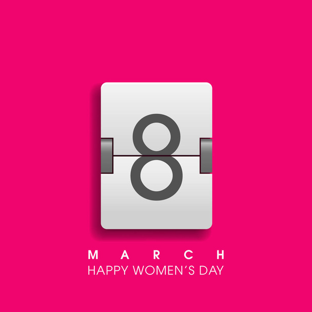 Illustration zum Internationalen Frauentag am 8. März. - Vektor, Bild