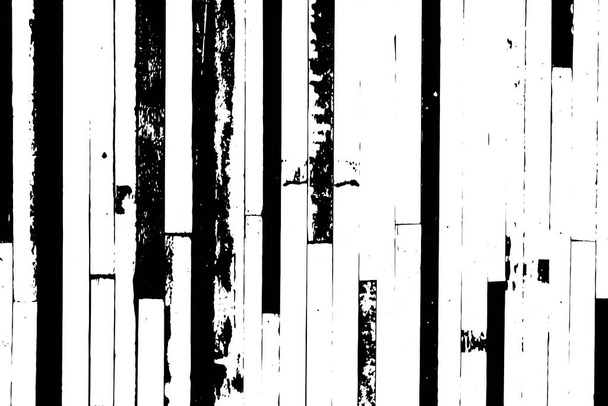 Grunge plaque de bois de couleur noire et blanche fond texturé pour la décoration - Vecteur, image