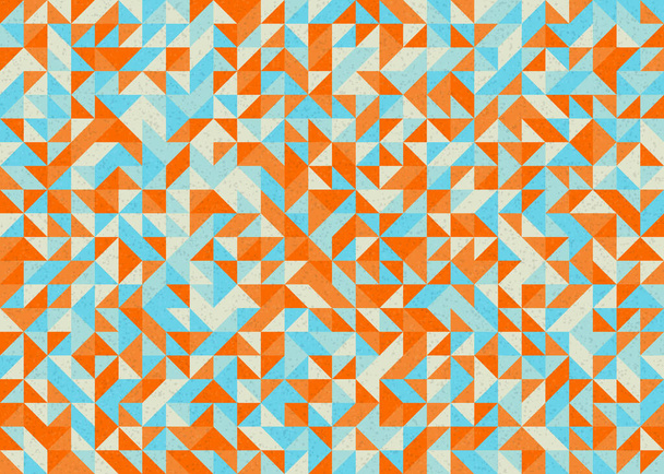 Abstrakte geometrische Muster generative computergestützte Kunstillustration - Vektor, Bild