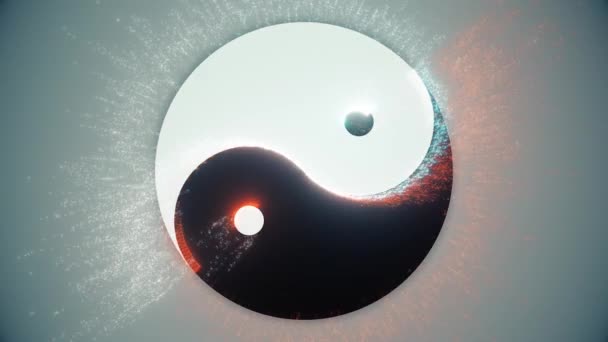 de abstracte Yin Yang v2 4k - Video