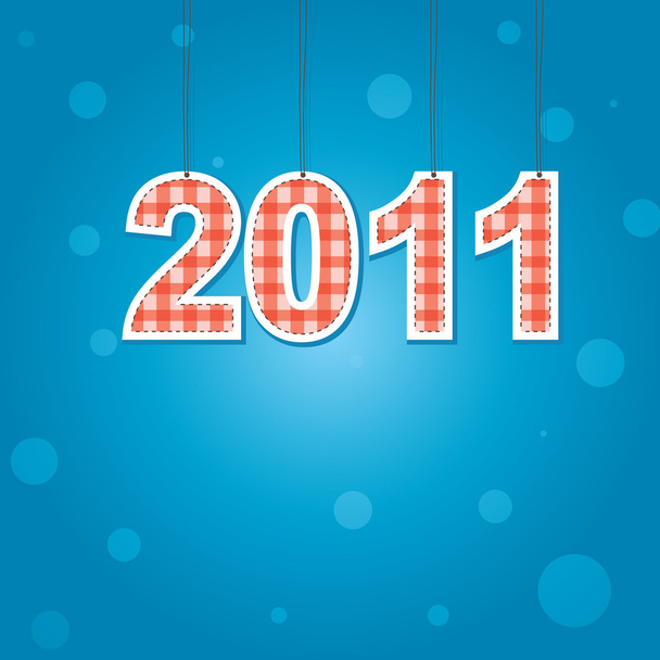 Новорічна листівка 2011 . Векторні ілюстрації
 - Вектор, зображення