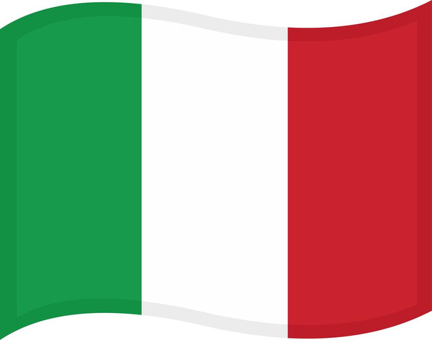Italian lipun hymiön vektorikuvaus - Vektori, kuva