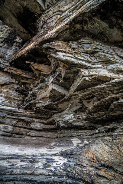 Formaciones rocosas en la Montaña Piloto en Carolina del Norte - Foto, imagen