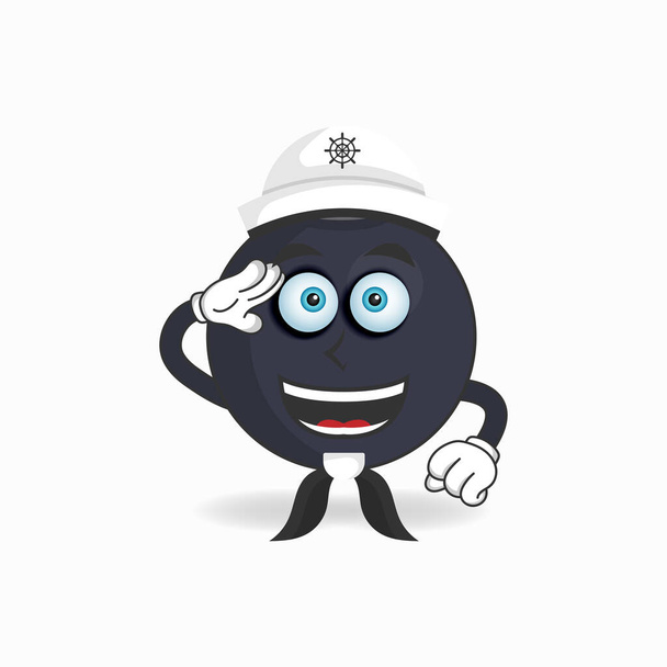 The Boom mascot character becomes a sailor. - Vector, Image